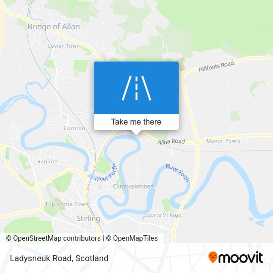 Ladysneuk Road map