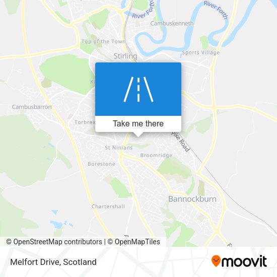 Melfort Drive map