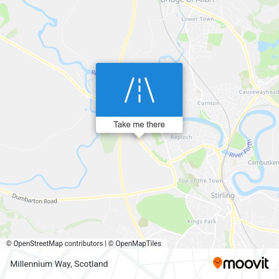 Millennium Way map