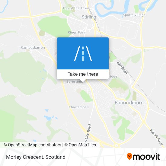 Morley Crescent map