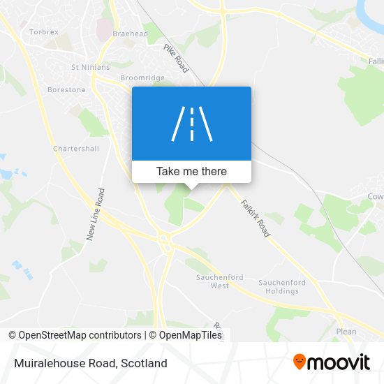 Muiralehouse Road map