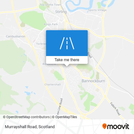 Murrayshall Road map
