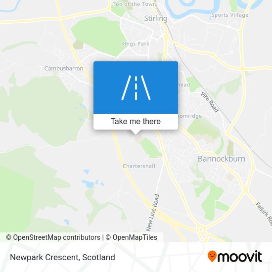 Newpark Crescent map
