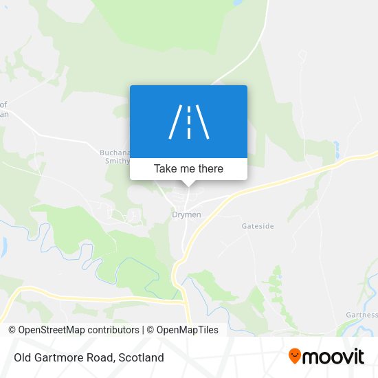 Old Gartmore Road map
