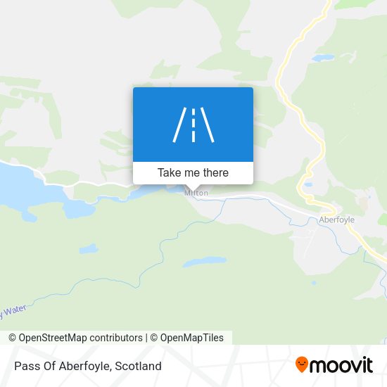 Pass Of Aberfoyle map