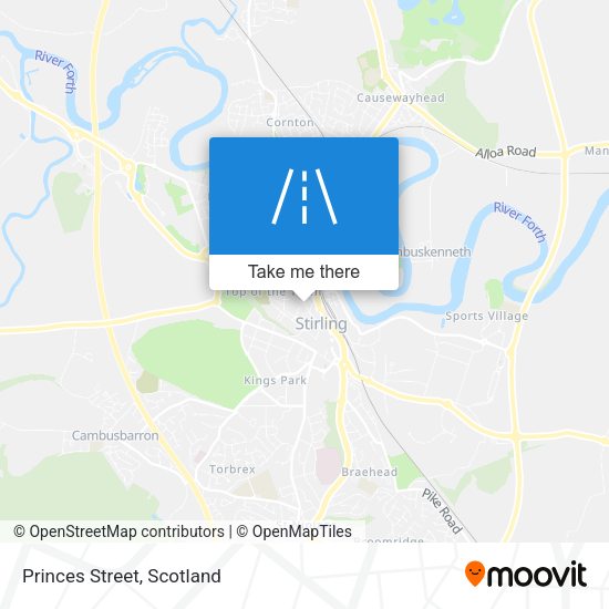 Princes Street map