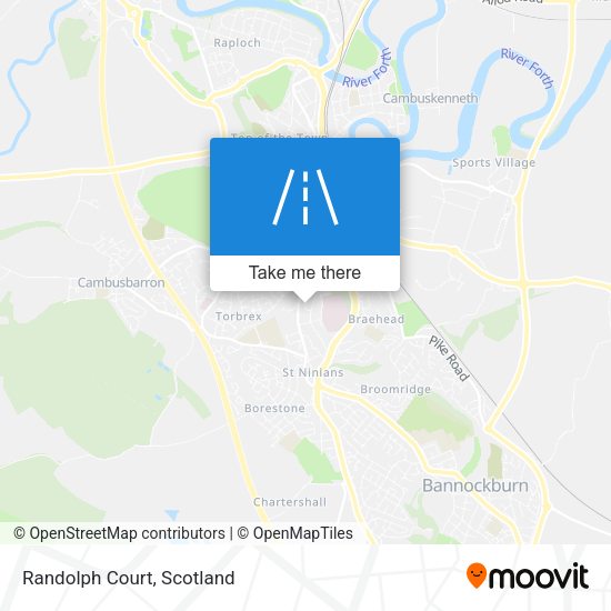 Randolph Court map