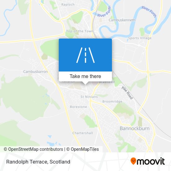 Randolph Terrace map