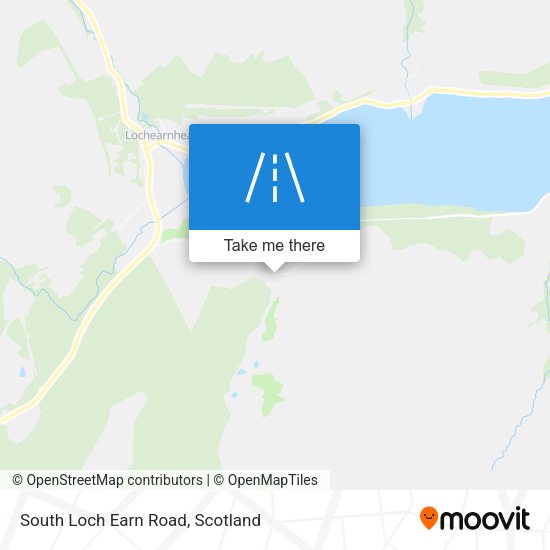 South Loch Earn Road map