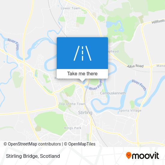 Stirling Bridge map