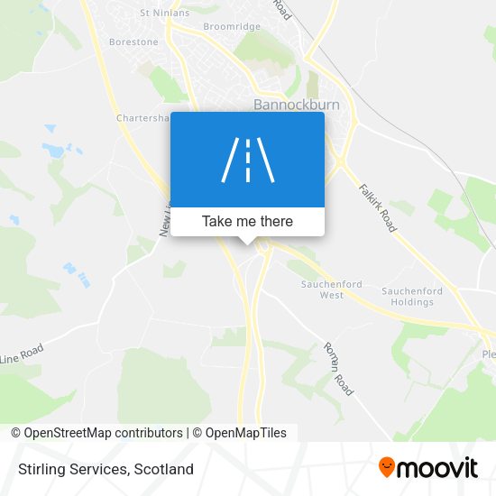 Stirling Services map