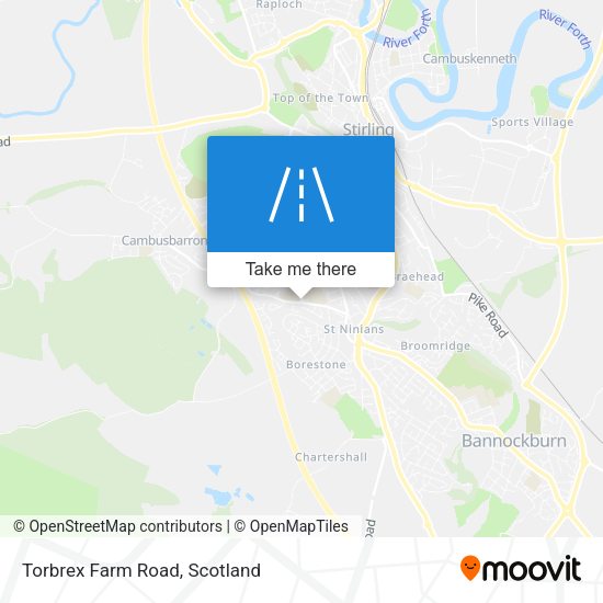 Torbrex Farm Road map