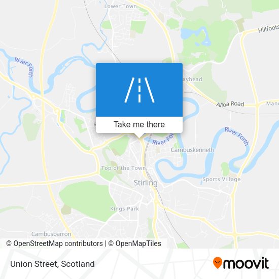 Union Street map