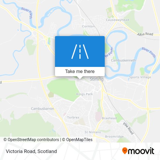 Victoria Road map