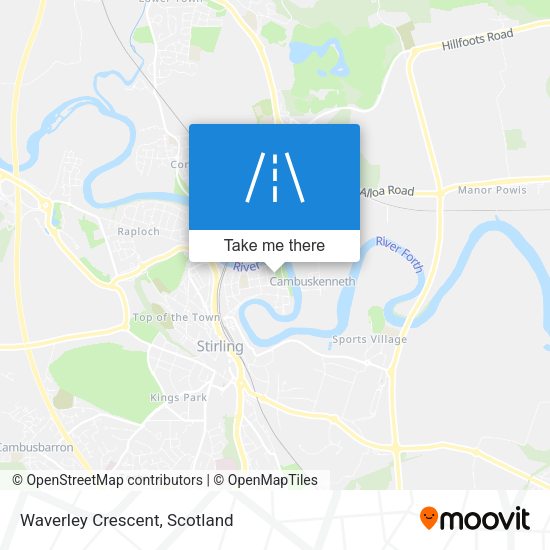 Waverley Crescent map