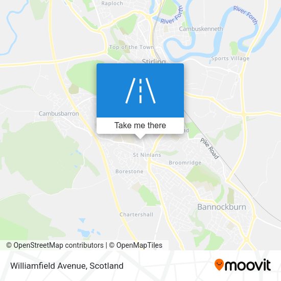 Williamfield Avenue map