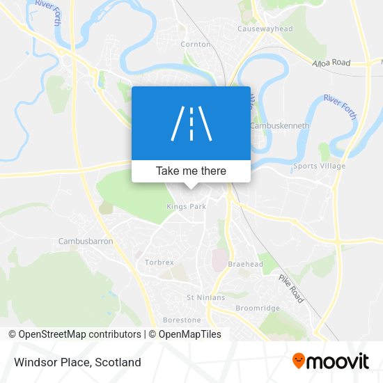 Windsor Place map