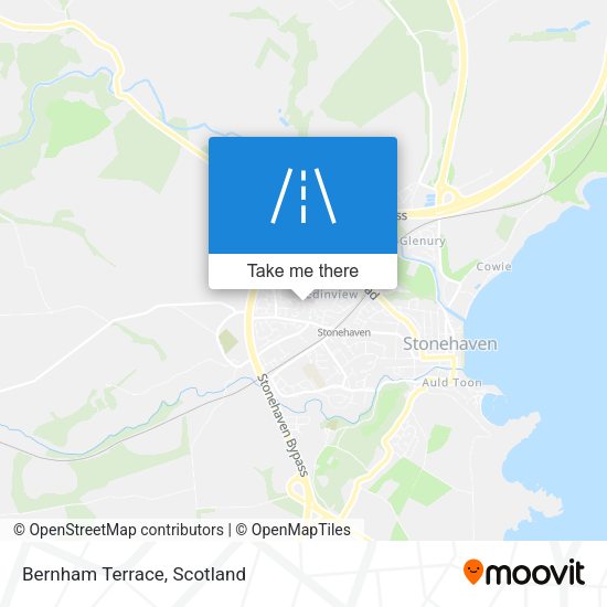Bernham Terrace map