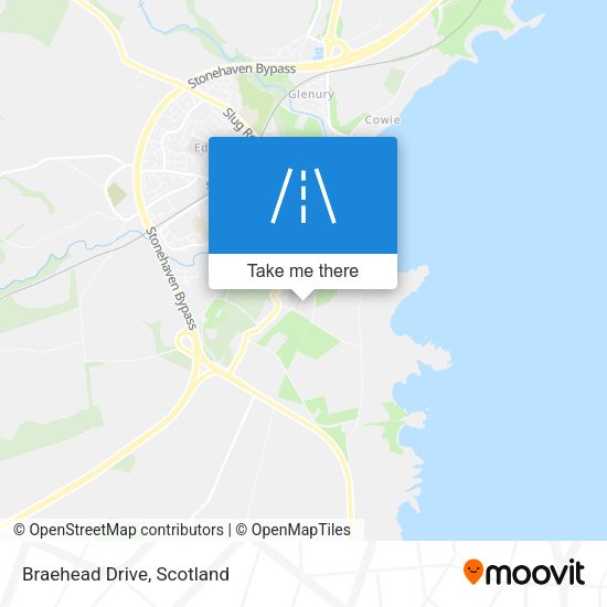Braehead Drive map