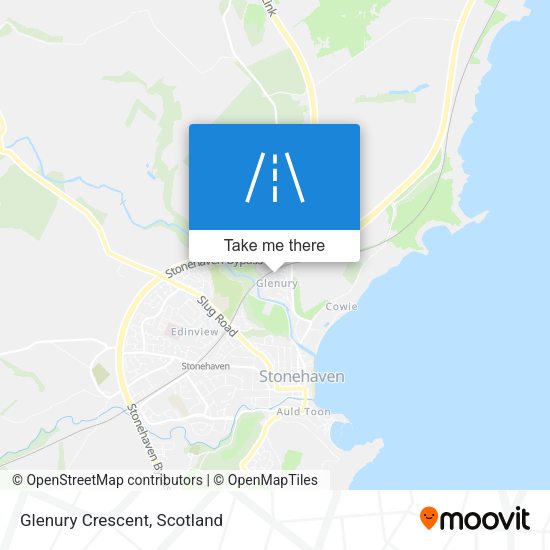 Glenury Crescent map