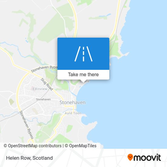 How to get to Helen Row in Stonehaven by Bus or Train?