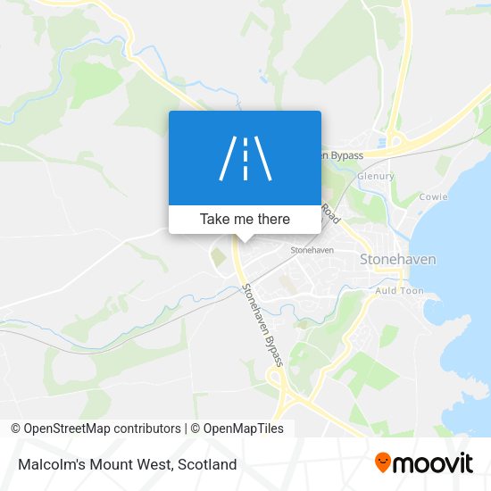 Malcolm's Mount West map