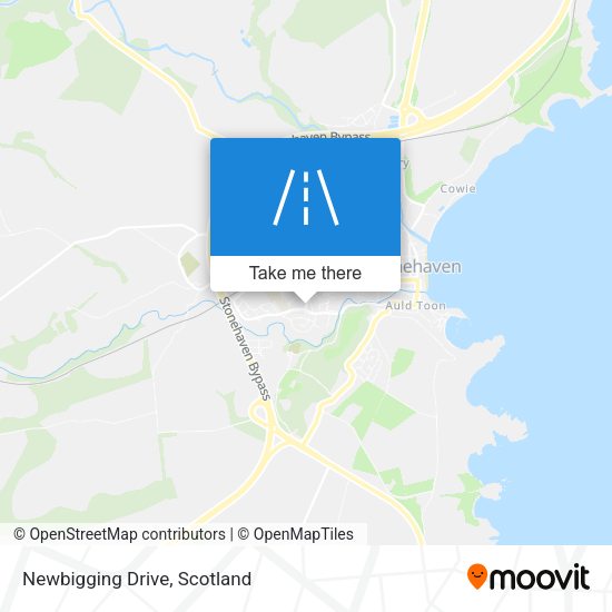 Newbigging Drive map