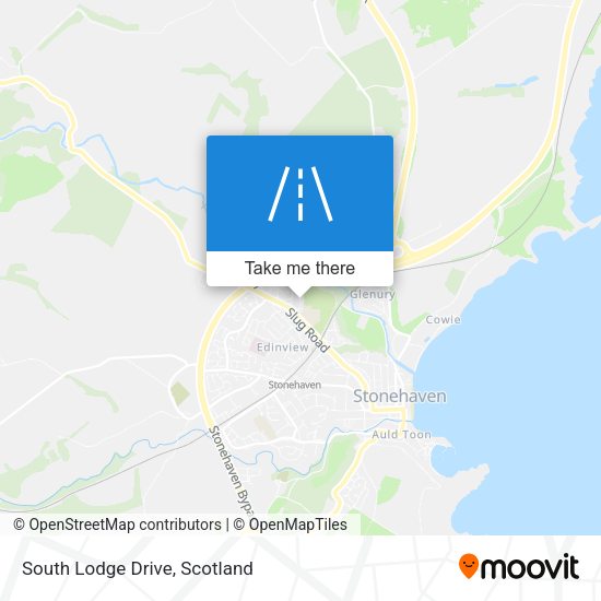 South Lodge Drive map