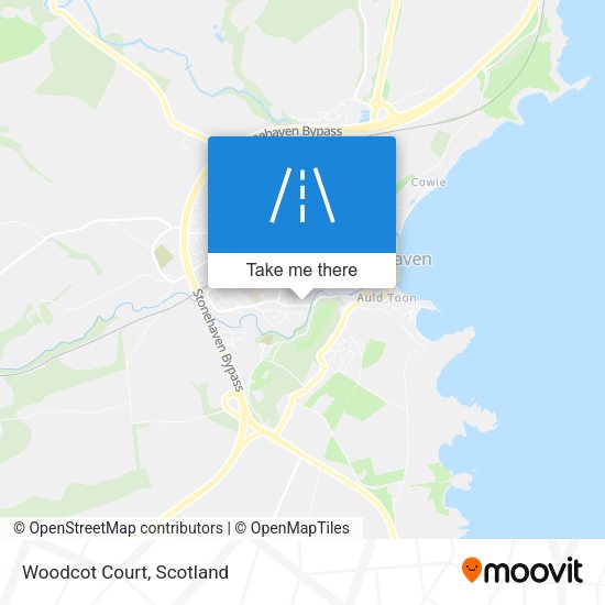 Woodcot Court map