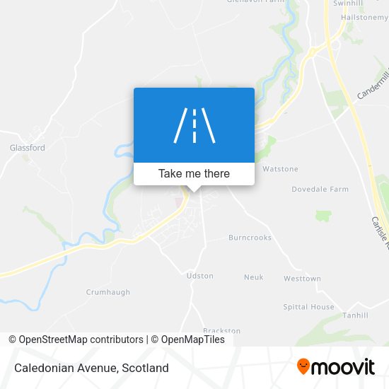 Caledonian Avenue map