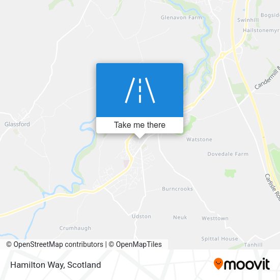 Hamilton Way map