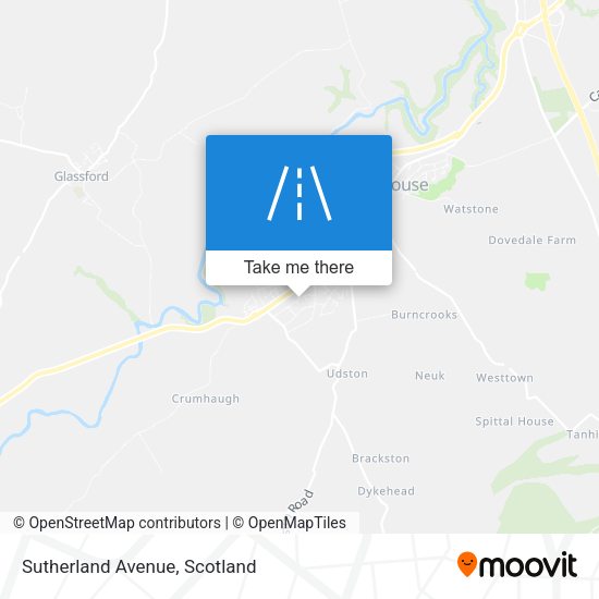 Sutherland Avenue map