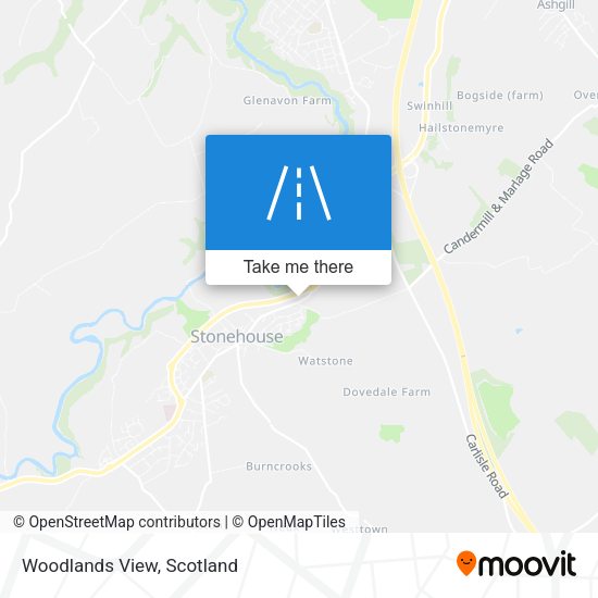 Woodlands View map