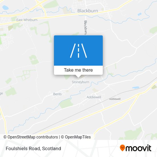 Foulshiels Road map