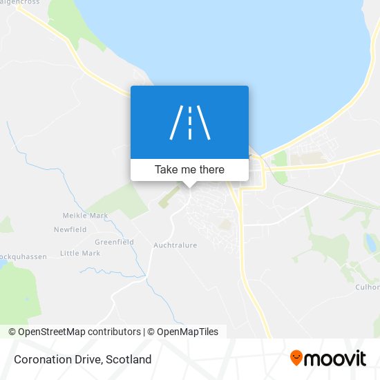 Coronation Drive map