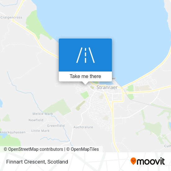 Finnart Crescent map