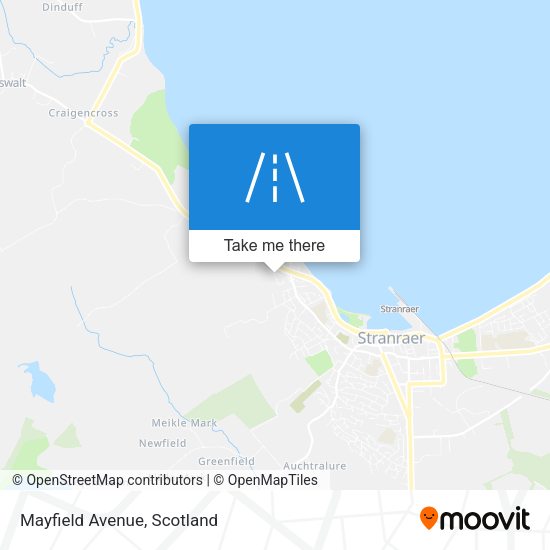 Mayfield Avenue map