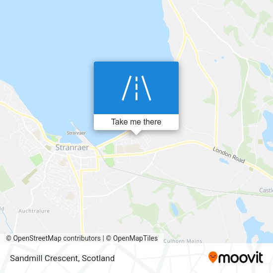 Sandmill Crescent map