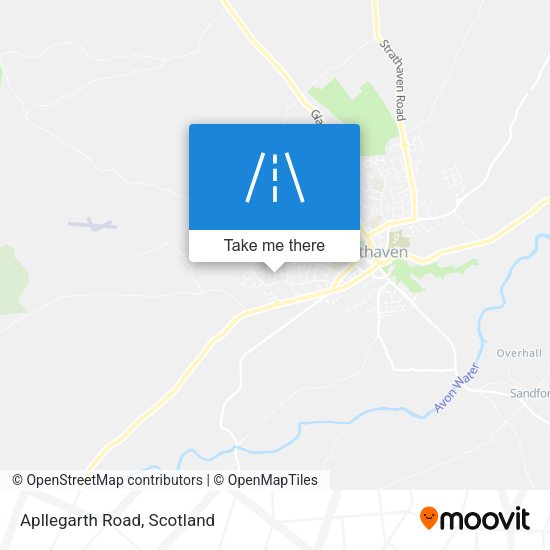Apllegarth Road map