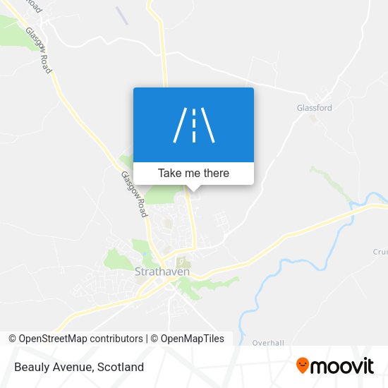 Beauly Avenue map