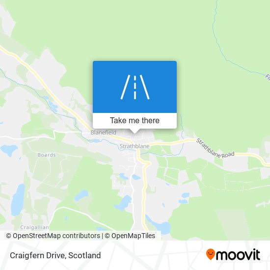 Craigfern Drive map