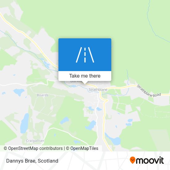 Dannys Brae map