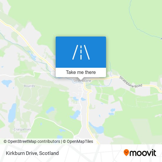 Kirkburn Drive map
