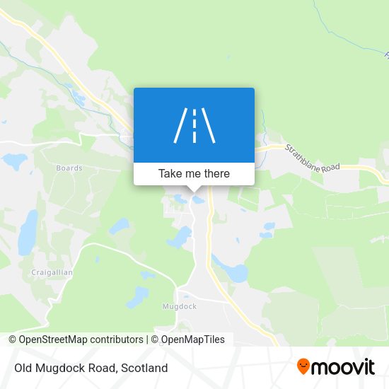 Old Mugdock Road map