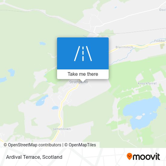 Ardival Terrace map