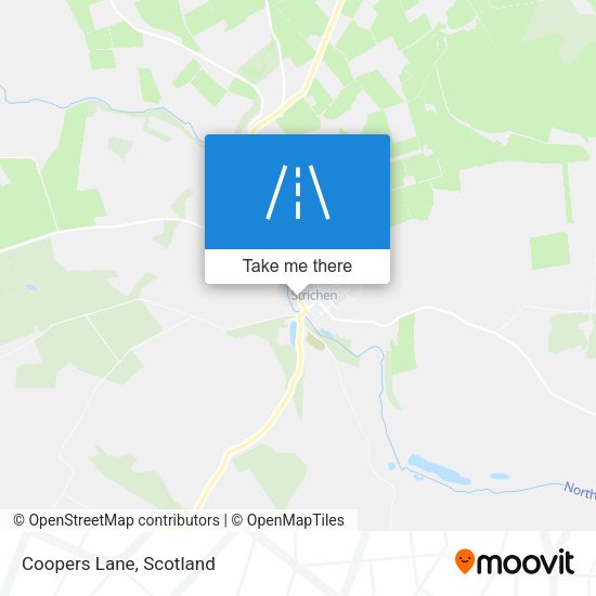 Coopers Lane map