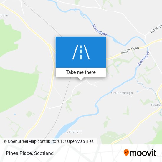 Pines Place map