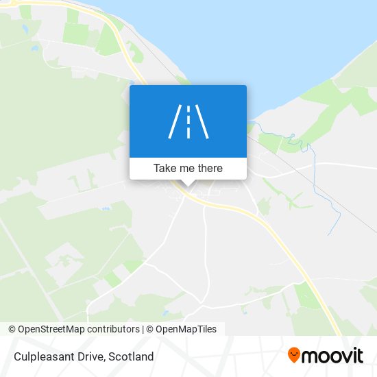 Culpleasant Drive map