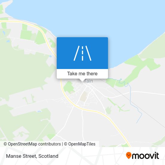 Manse Street map