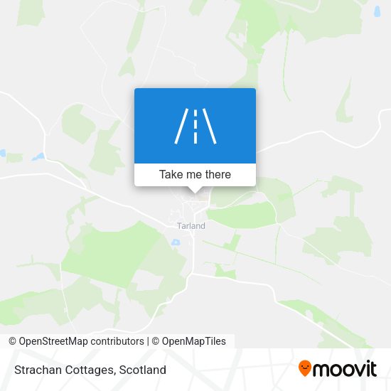 Strachan Cottages map